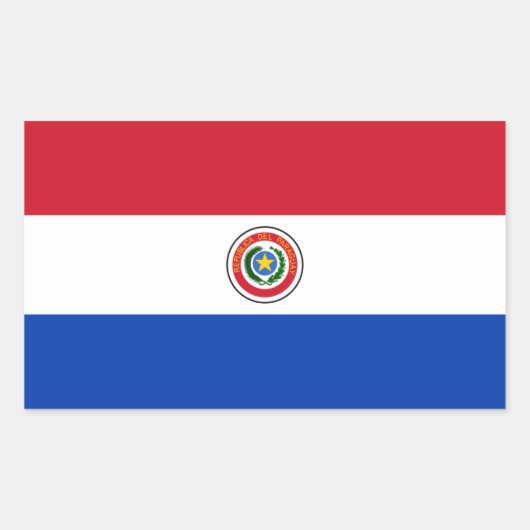 Sticker à drapeau du Paraguay (Devant)