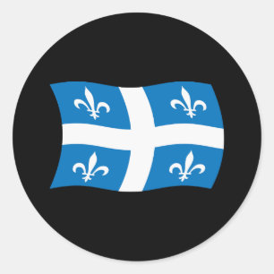 Sticker à drapeau du Québec