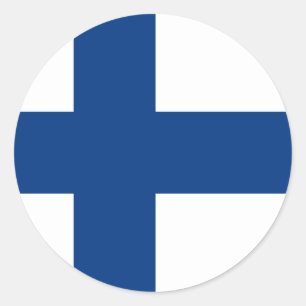 Sticker à drapeau finlandais