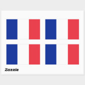 Sticker à drapeau français (Feuille)
