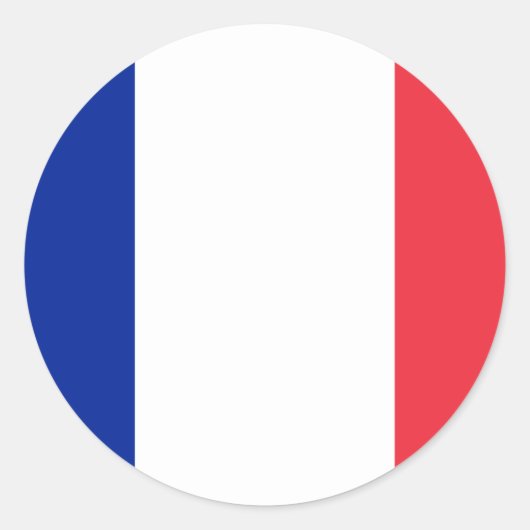 Sticker à drapeau français (Devant)