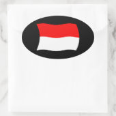 Sticker à drapeau indonésien (Sac)