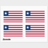 Sticker à drapeau Liberia* (Feuille)