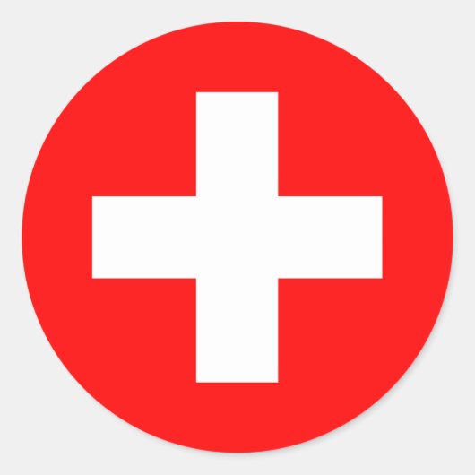 Sticker à drapeau suisse (Devant)