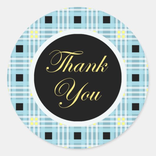 Sticker à enveloppe de Merci (Devant)