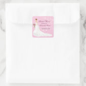 Sticker à Fête des mariées Aisle (Sac)