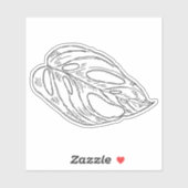 Sticker à feuilles de pothos (Feuille)