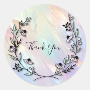 Sticker à fleurs minimal