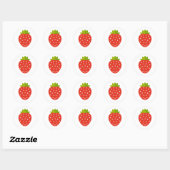 Sticker à fraises (Feuille)