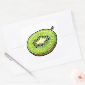 Sticker à fruits Kiwi mignon - frais et amusant! (Enveloppe)