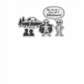 Sticker A funny take on The Disclosure movement (Devant)