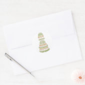 Sticker à gâteau fleuri (Enveloppe)