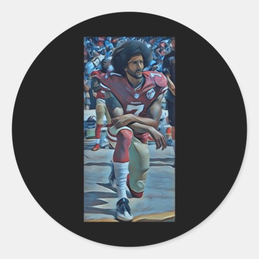 Sticker à genoux Colin Kaepernick (Devant)