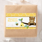 Sticker à grande bouteille d'eau pour l'ours et l' (En situation)