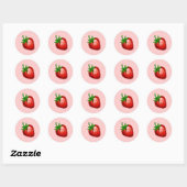 Sticker à grande fraise (Feuille)