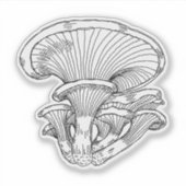 Sticker à grappes de champignons (Devant)