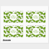 Sticker à grenouille verte (Feuille)