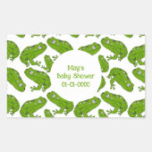 Sticker à grenouille verte (Devant)