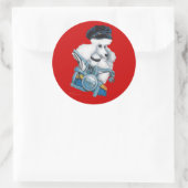 Sticker à gribouillis blanc (Sac)