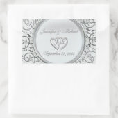 Sticker à huile d'argent personnalisable (Sac)