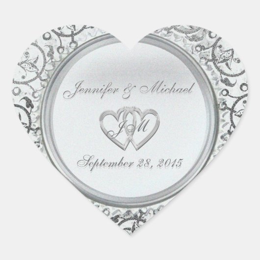 Sticker à huile d'argent personnalisable (Devant)