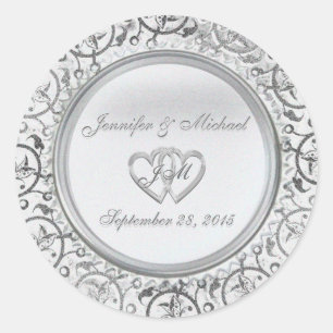 Sticker à huile d'argent personnalisable