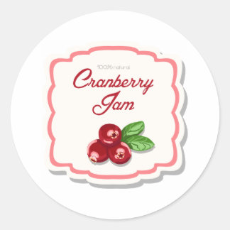 Sticker à la confiture de canneberge