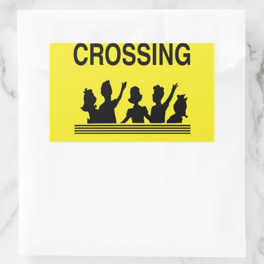 Sticker à la frontière de passage (Sac)