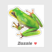 Sticker à la grenouille (Feuille)