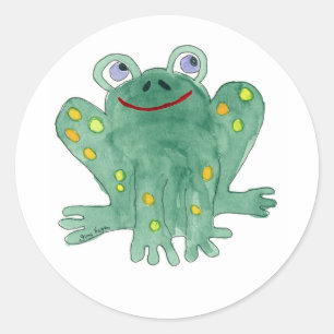 Sticker à la grenouille