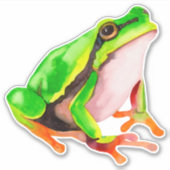 Sticker à la grenouille (Devant)