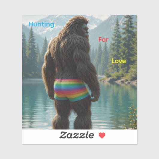 Sticker À la recherche de l'amour (Feuille)