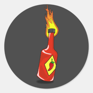 Sticker à la sauce chaude de dessin