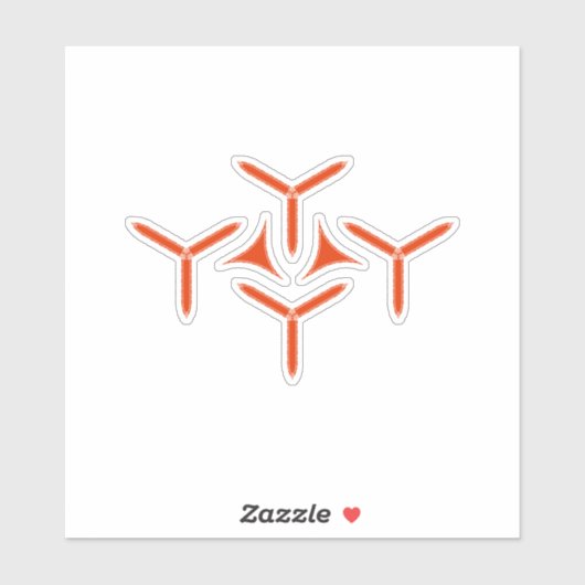 Sticker à lame gothique (Feuille)