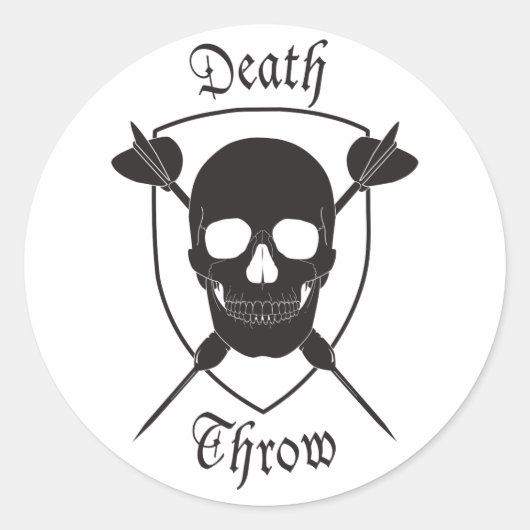 Sticker à lancer de mort (Devant)