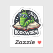 Sticker à lecture mignon pour Book Lover (Feuille)