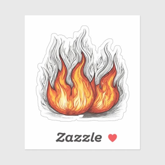 Sticker À l'épreuve du feu (Feuille)