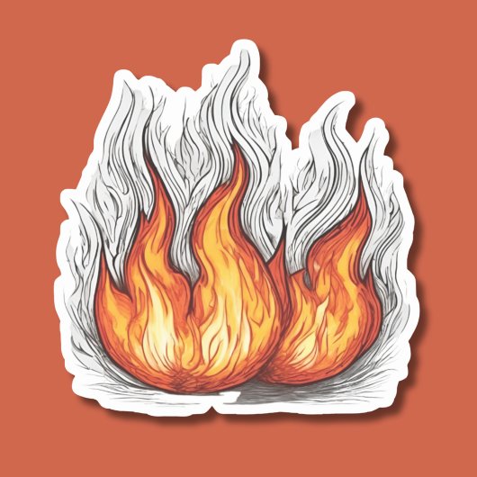 Sticker À l'épreuve du feu