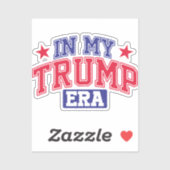 Sticker À l'ère Trump (Feuille)