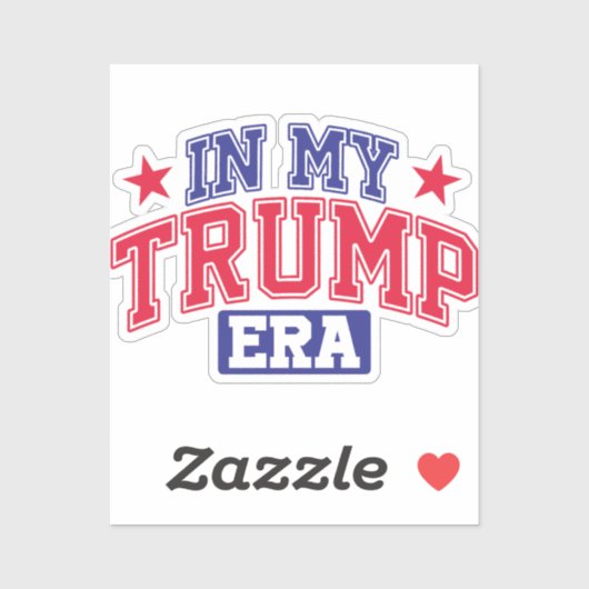 Sticker À l'ère Trump (Feuille)