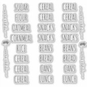 Sticker à lettres propre de l'organisation de la P (Devant)