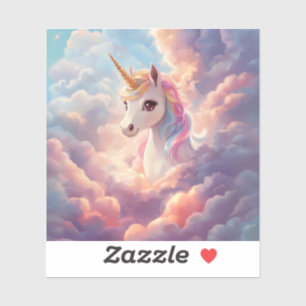 Sticker à licorne magique
