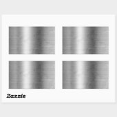 Sticker à look métallique brossé (Feuille)