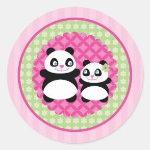 Sticker à l'ours Panda