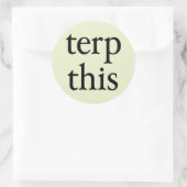 Sticker à lumière ronde (Sac)