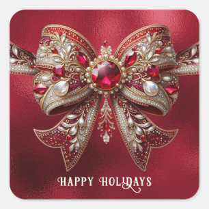 Sticker à mâchoires rouges