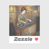 Sticker A maiko who became a DJ (Feuille)