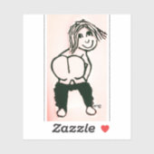 STICKER À MAIN ÉLEVÉ MAIS PERSONNALISÉ (Feuille)