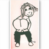 STICKER À MAIN ÉLEVÉ MAIS PERSONNALISÉ (Devant)