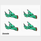 Sticker à main pour sorcière Halloween (Feuille)